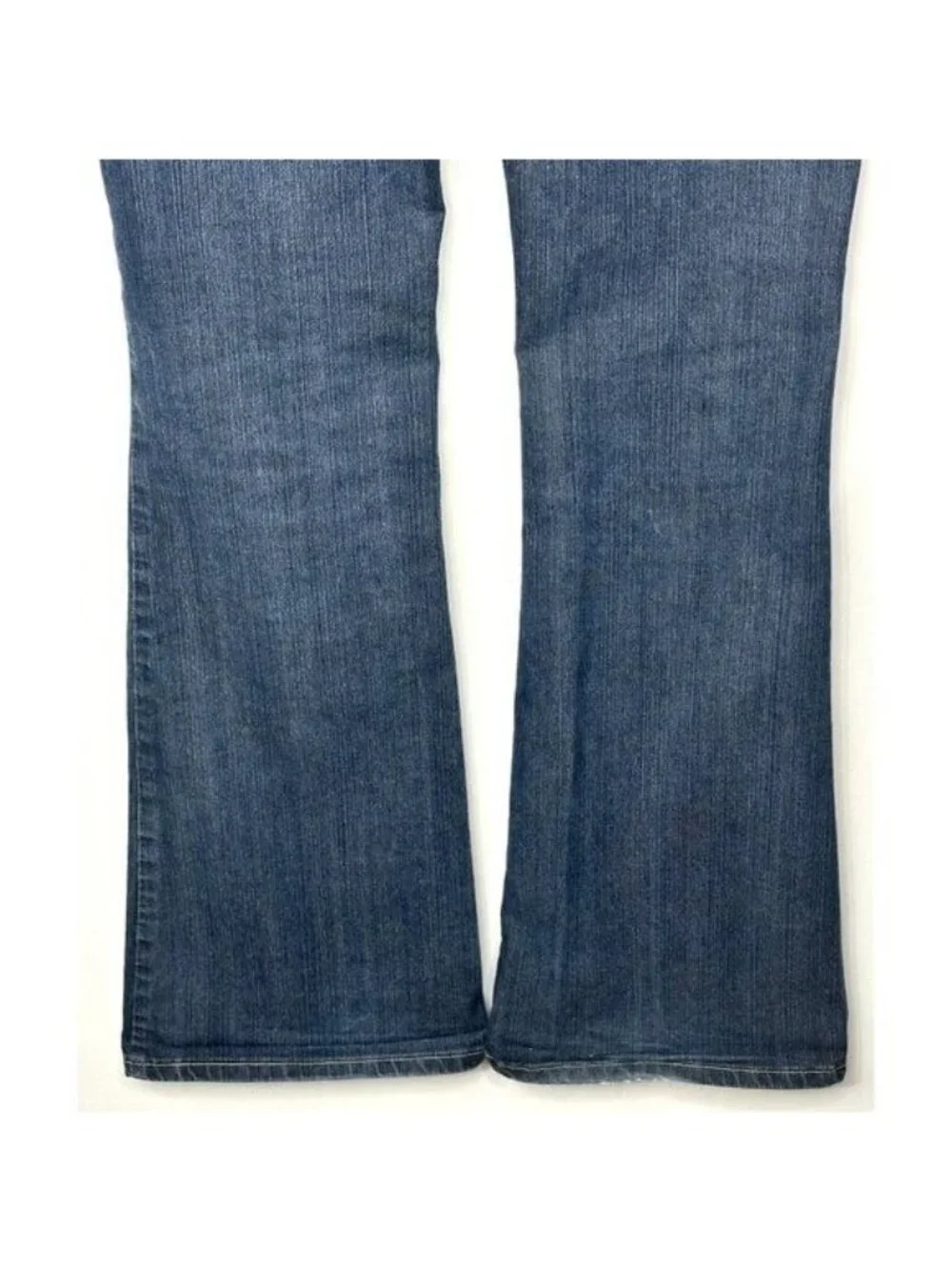 Vintage Dish Low Rise Flare Jeans Womens 31x34 Y2K Retro Stretch Canada Made